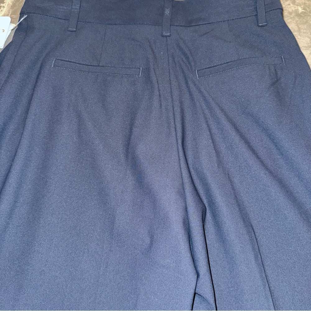 Rhone Womens Commuter Pleated Trouser Pants 4 Navy UPF 50+ Anti Odor Work Golf
